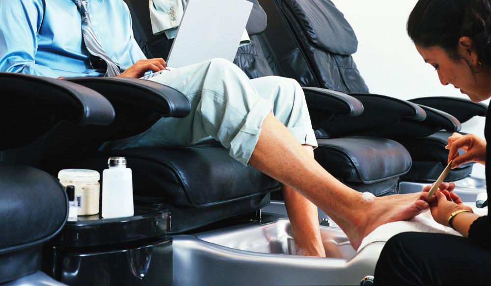 Pedicure on sale for men